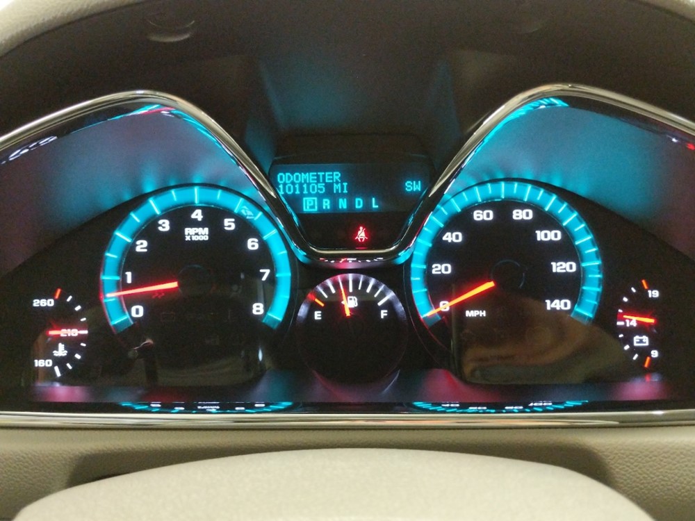 2015 Chevrolet Traverse - Odometer Close Up