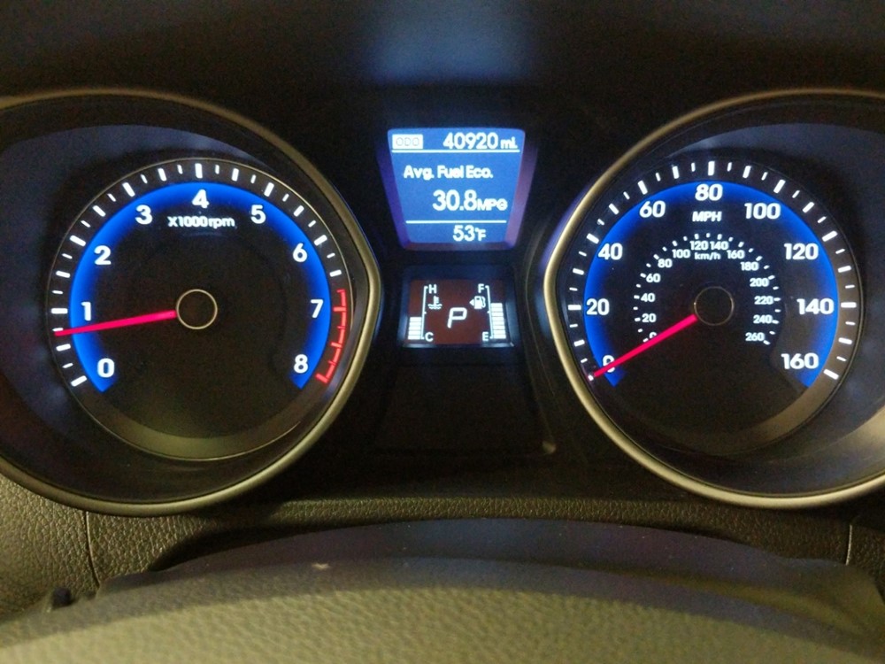 2017 Hyundai Elantra - Odometer Close Up