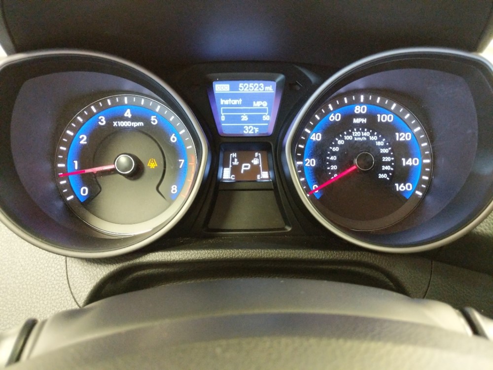 2017 Hyundai Elantra - Odometer Close Up
