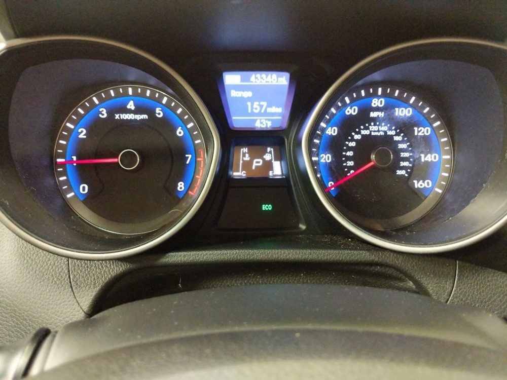 2017 Hyundai Elantra - Odometer Close Up