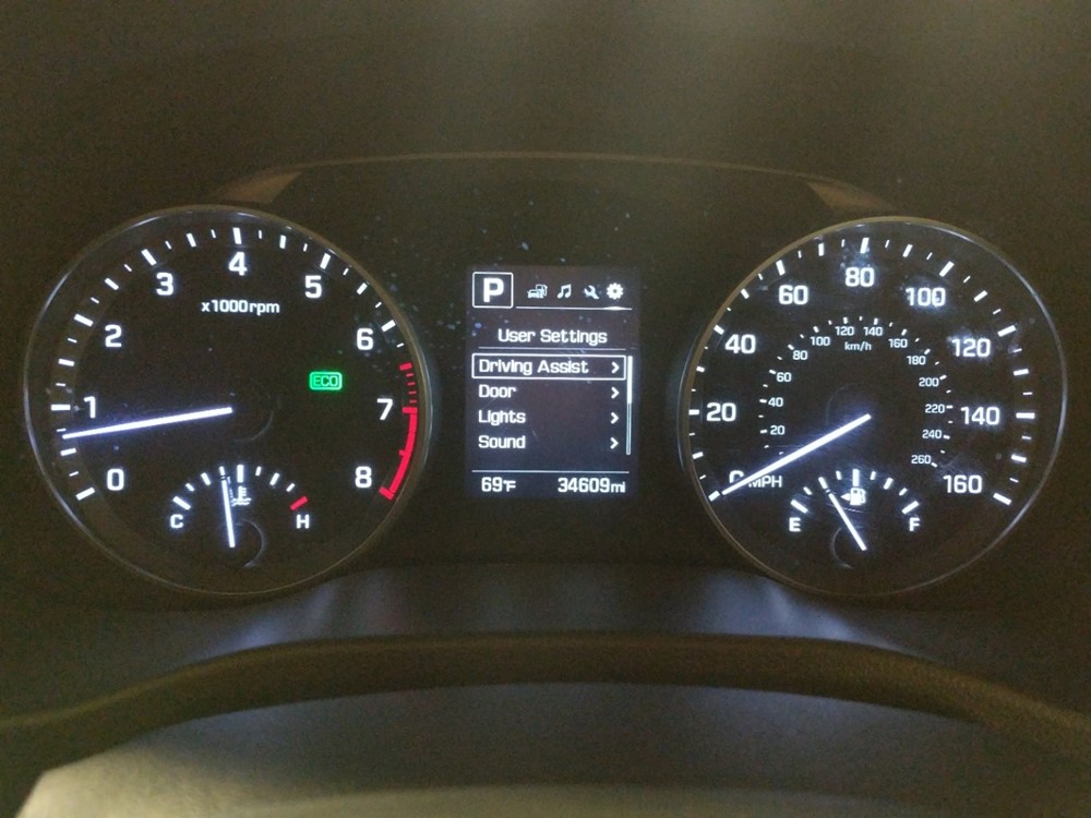 2018 Hyundai Elantra - Odometer Close Up