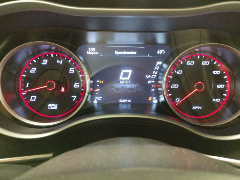 2018 Dodge Charger - Odometer Close Up