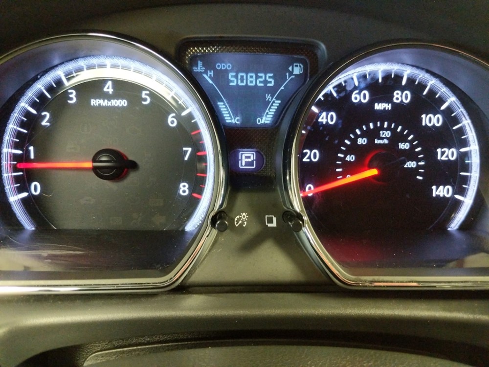 2017 Nissan Versa - Odometer Close Up