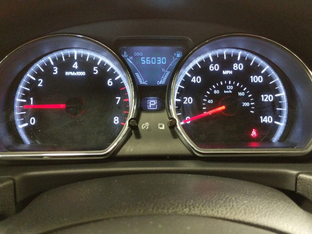 2017 Nissan Versa - Odometer Close Up