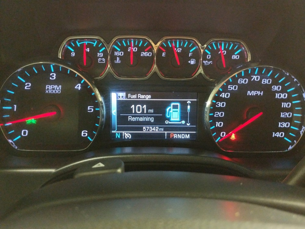 2014 Chevrolet Silverado 1500 - Odometer Close Up