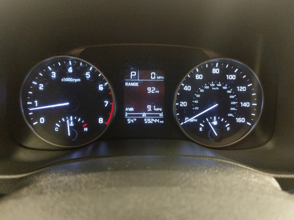2017 Hyundai Elantra - Odometer Close Up