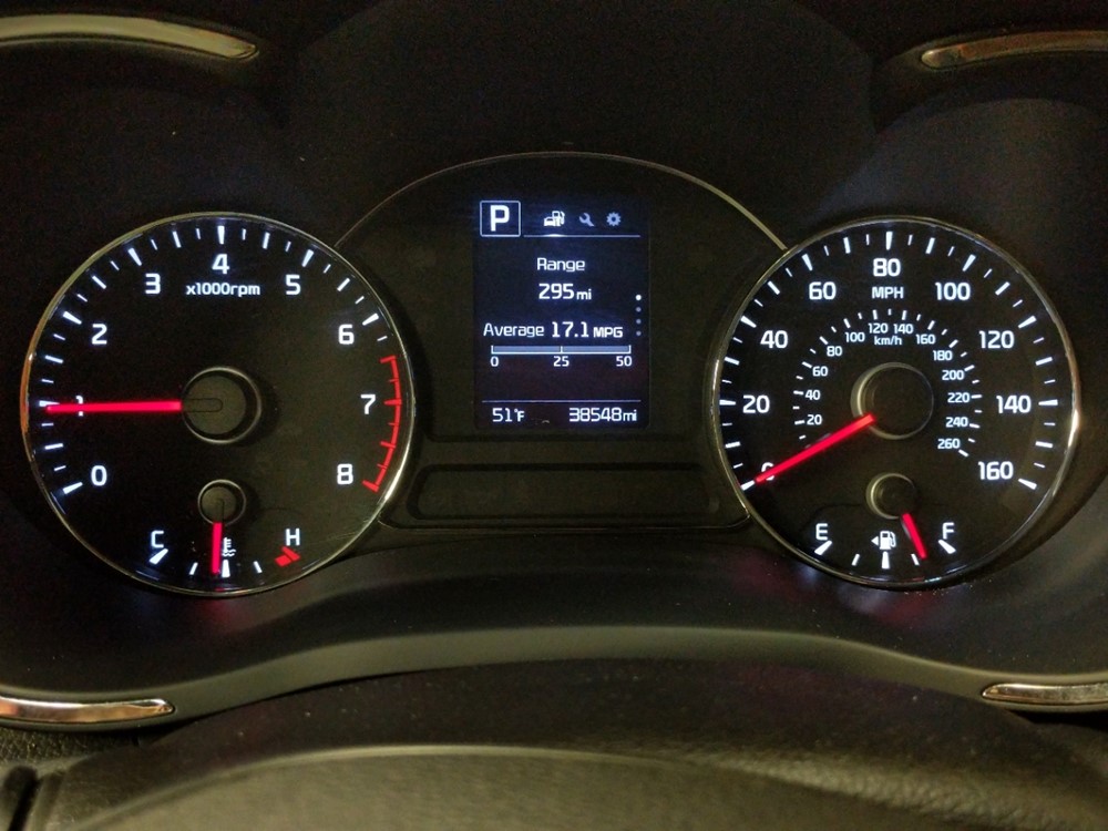 2017 Kia Forte - Odometer Close Up
