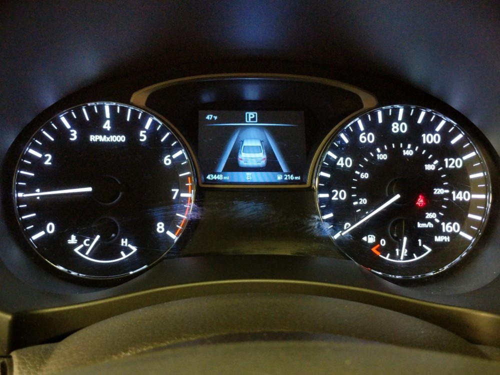 2017 Nissan Altima - Odometer Close Up