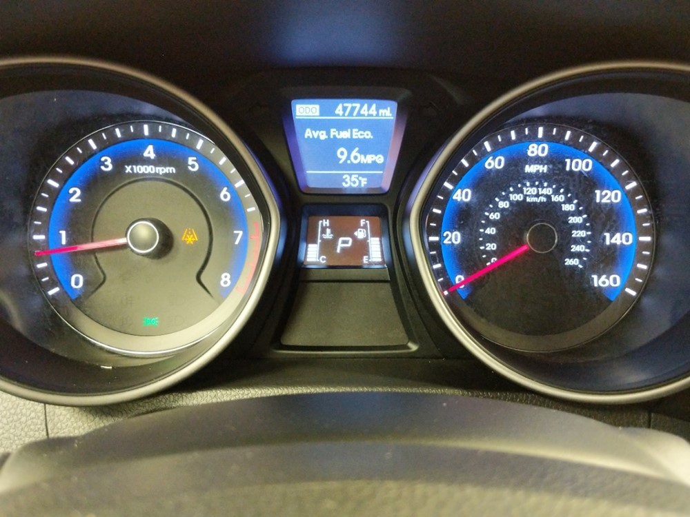 2017 Hyundai Elantra - Odometer Close Up