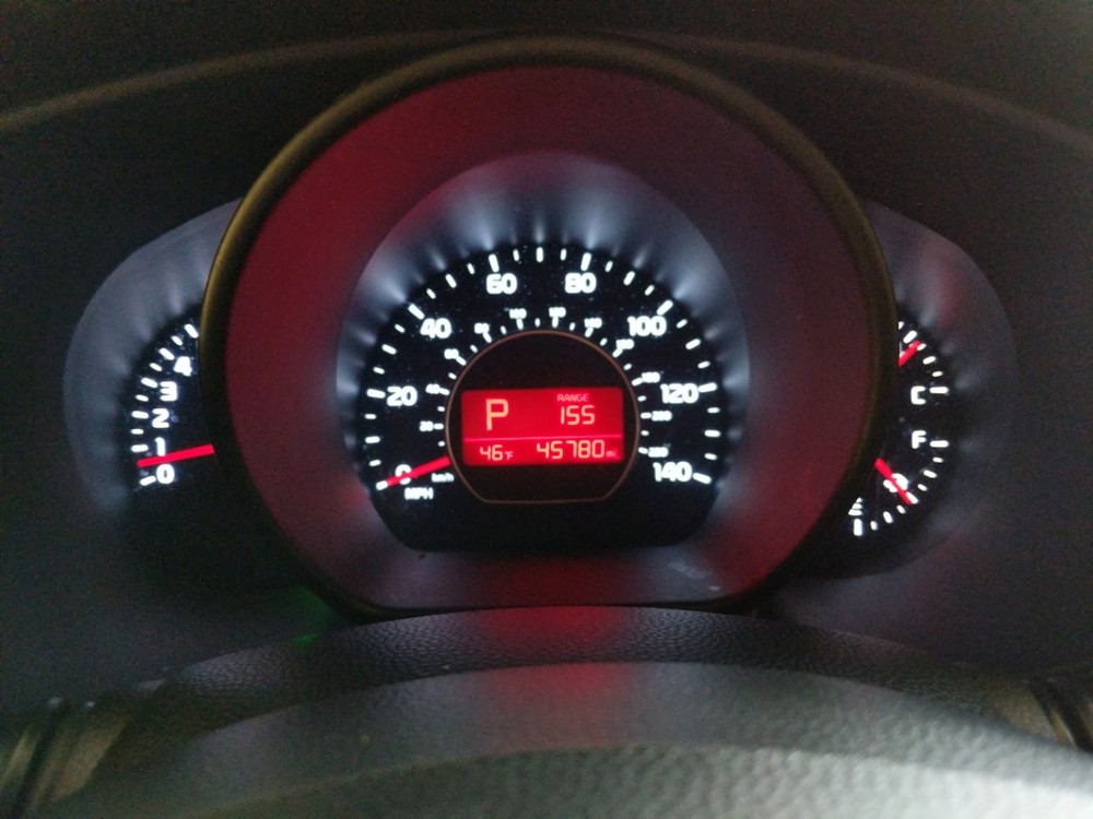 2016 Kia Soul - Odometer Close Up