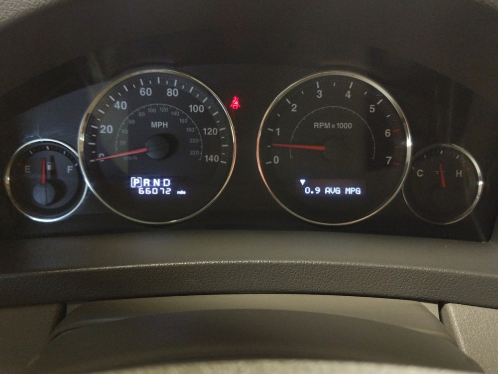 2009 Jeep Grand Cherokee - Odometer Close Up