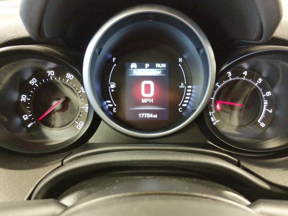 2017 FIAT 500X - Odometer Close Up