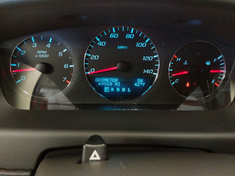 2015 Chevrolet Impala - Odometer Close Up