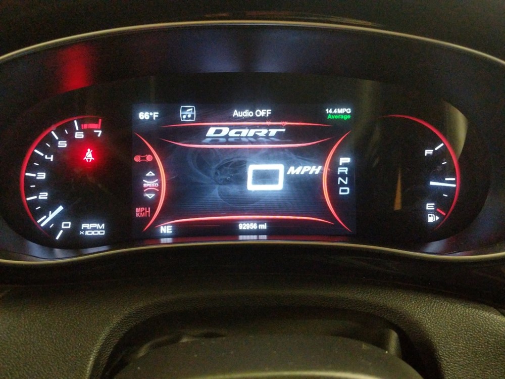 2013 Dodge Dart - Odometer Close Up