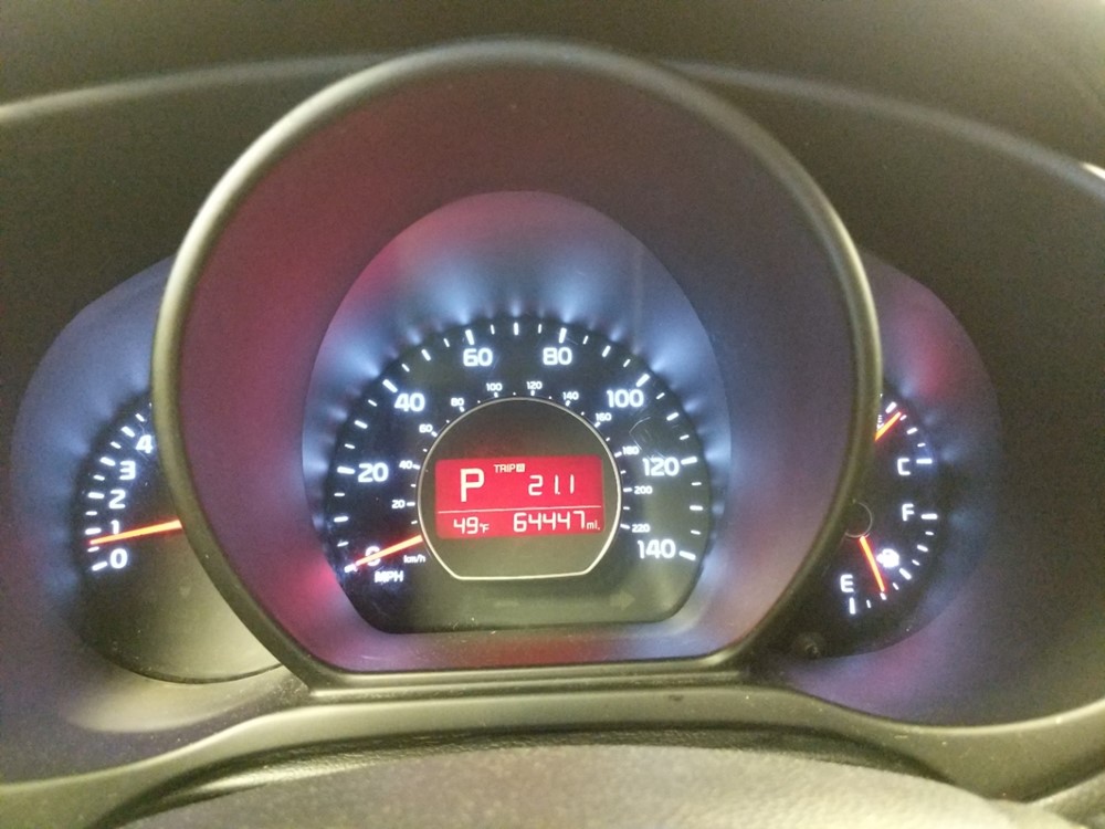 2015 Kia Soul - Odometer Close Up