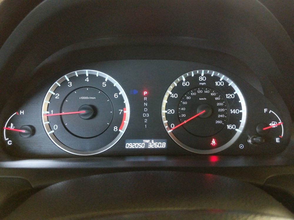 2012 Honda Accord - Odometer Close Up