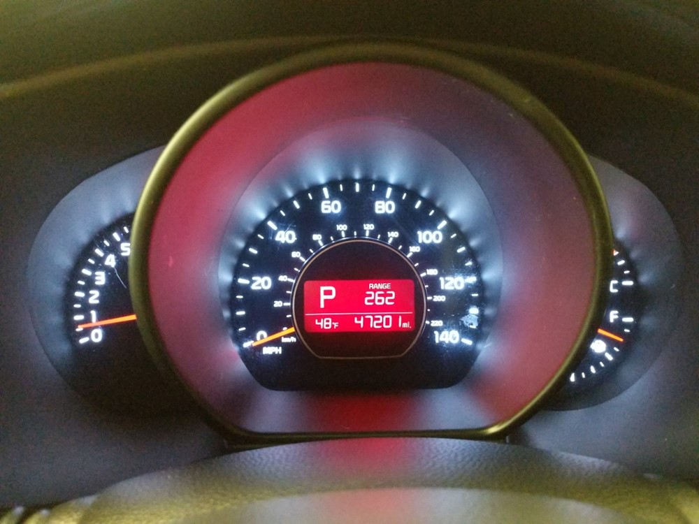 2018 Kia Soul - Odometer Close Up