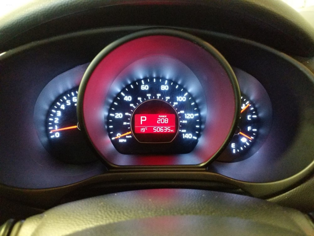 2018 Kia Soul - Odometer Close Up