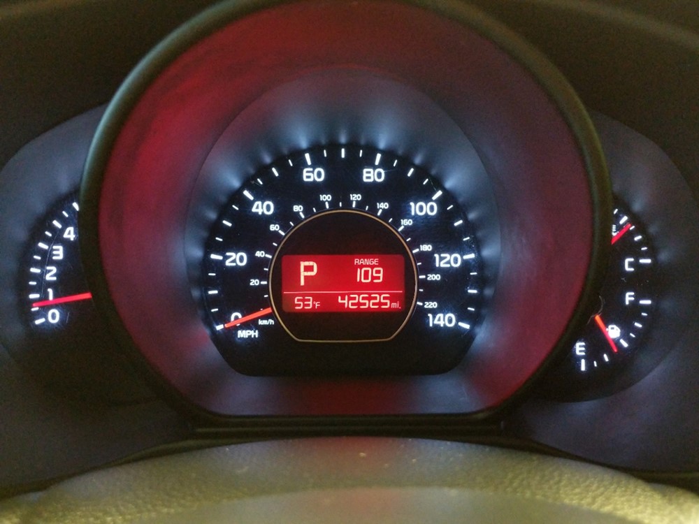 2018 Kia Soul - Odometer Close Up