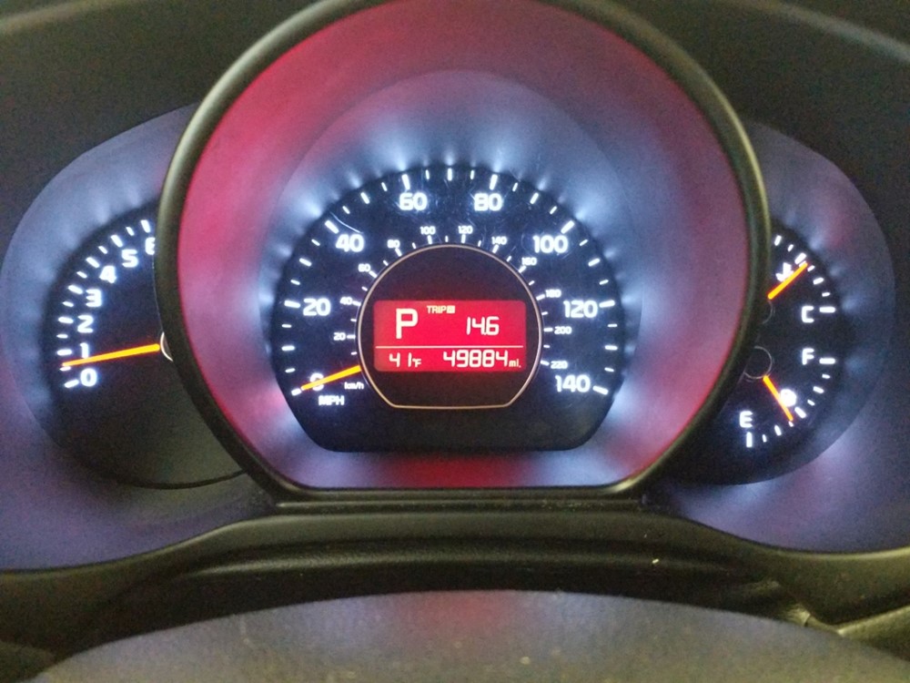 2016 Kia Soul - Odometer Close Up