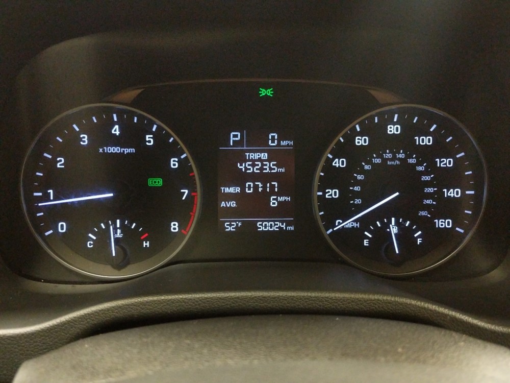 2017 Hyundai Elantra - Odometer Close Up