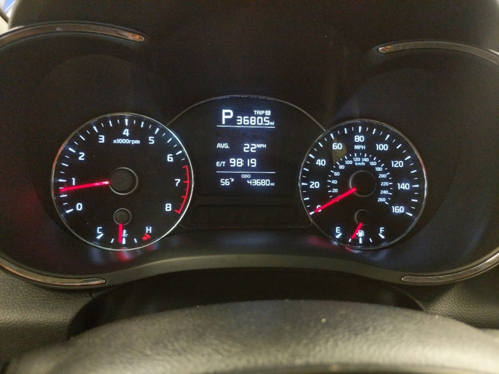 2017 Kia Forte - Odometer Close Up