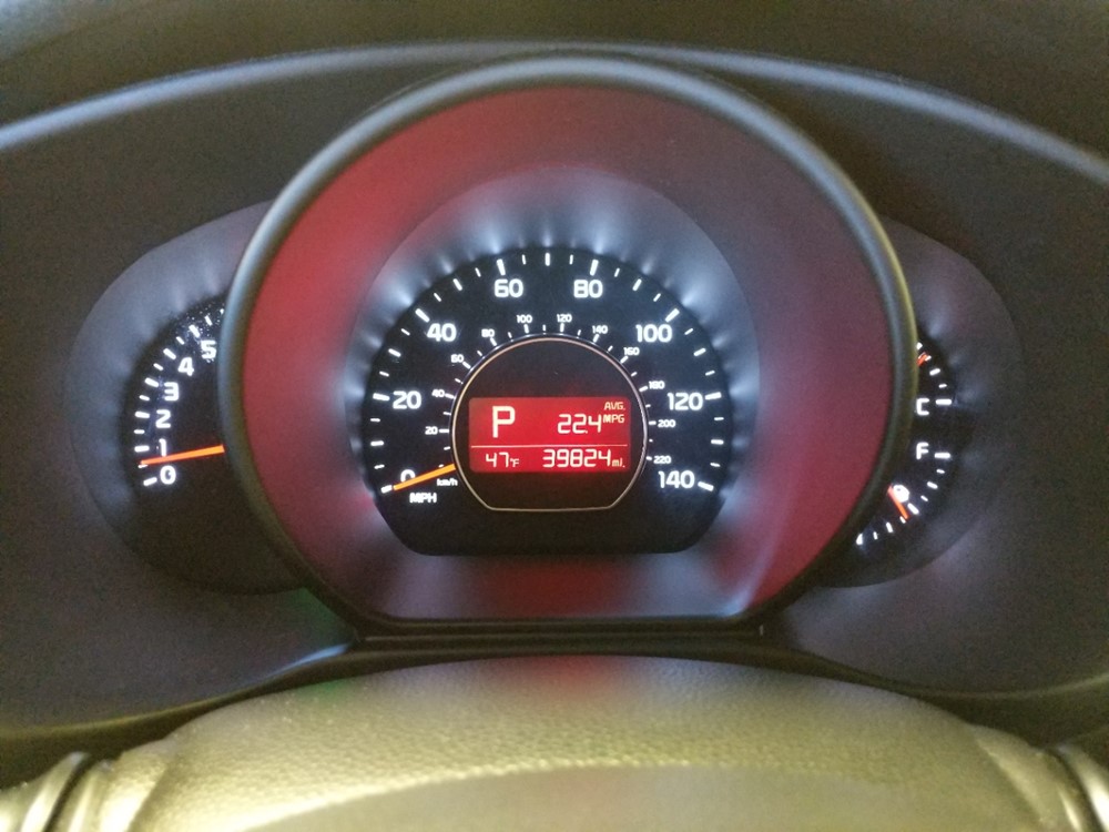 2018 Kia Soul - Odometer Close Up