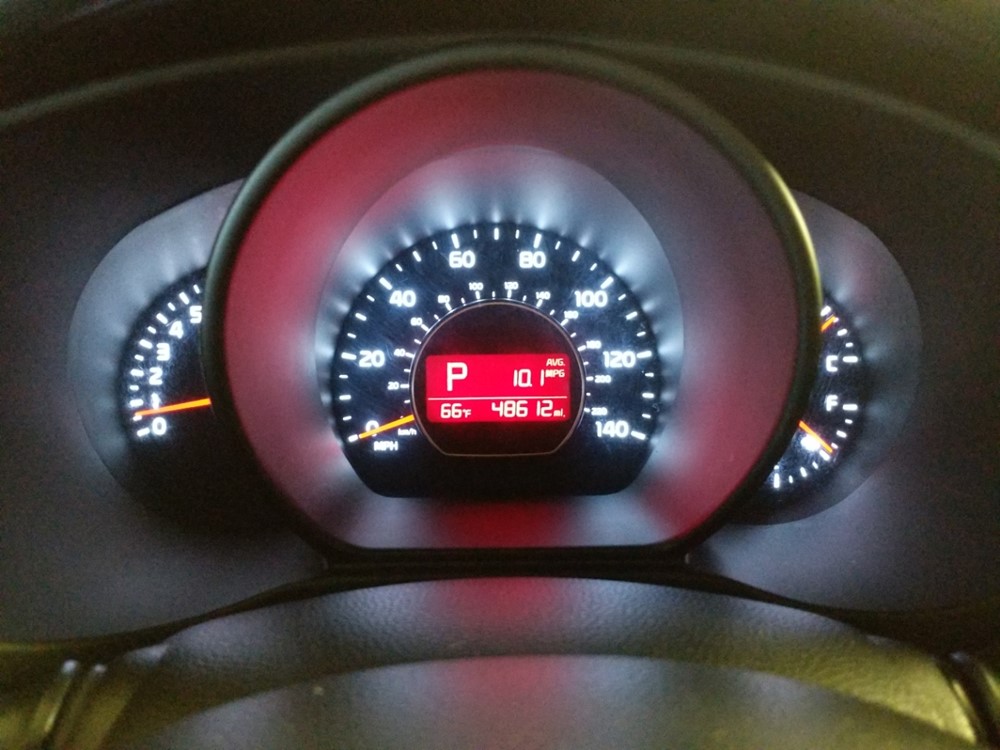 2018 Kia Soul - Odometer Close Up