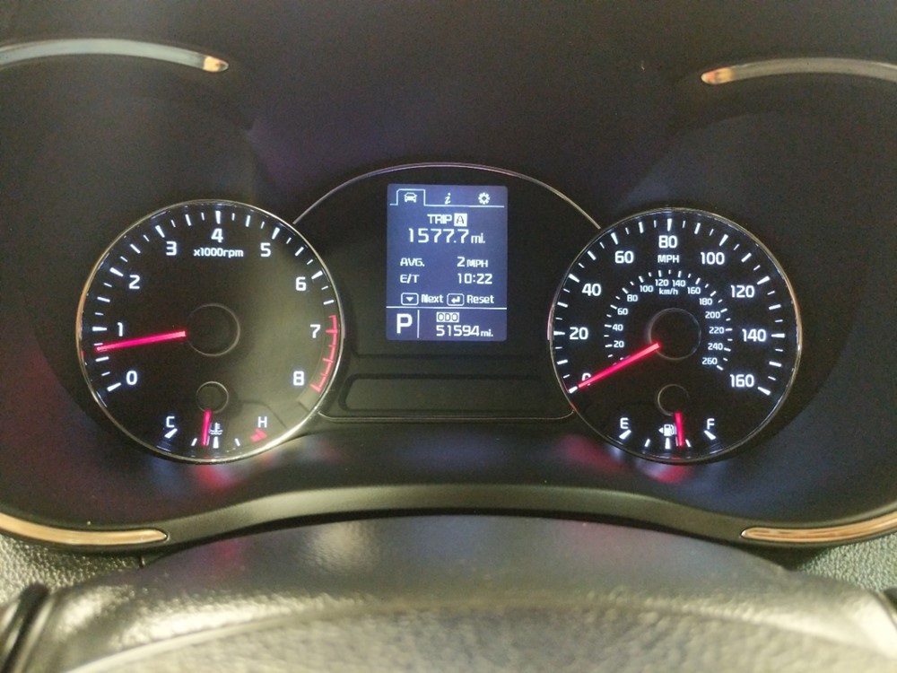 2015 Kia Forte - Odometer Close Up