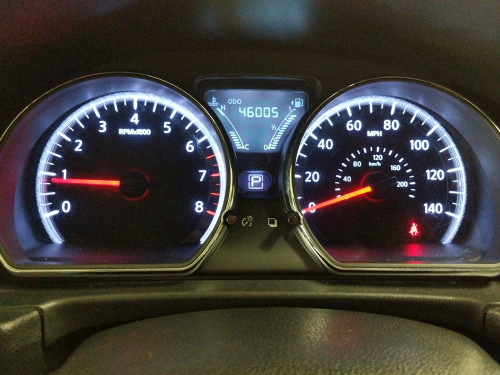 2017 Nissan Versa - Odometer Close Up
