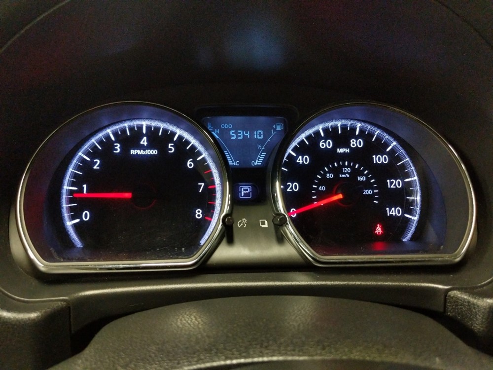 2017 Nissan Versa - Odometer Close Up