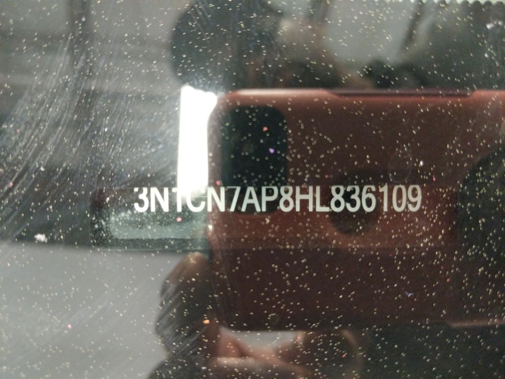 2017 Nissan Versa - VIN Plate