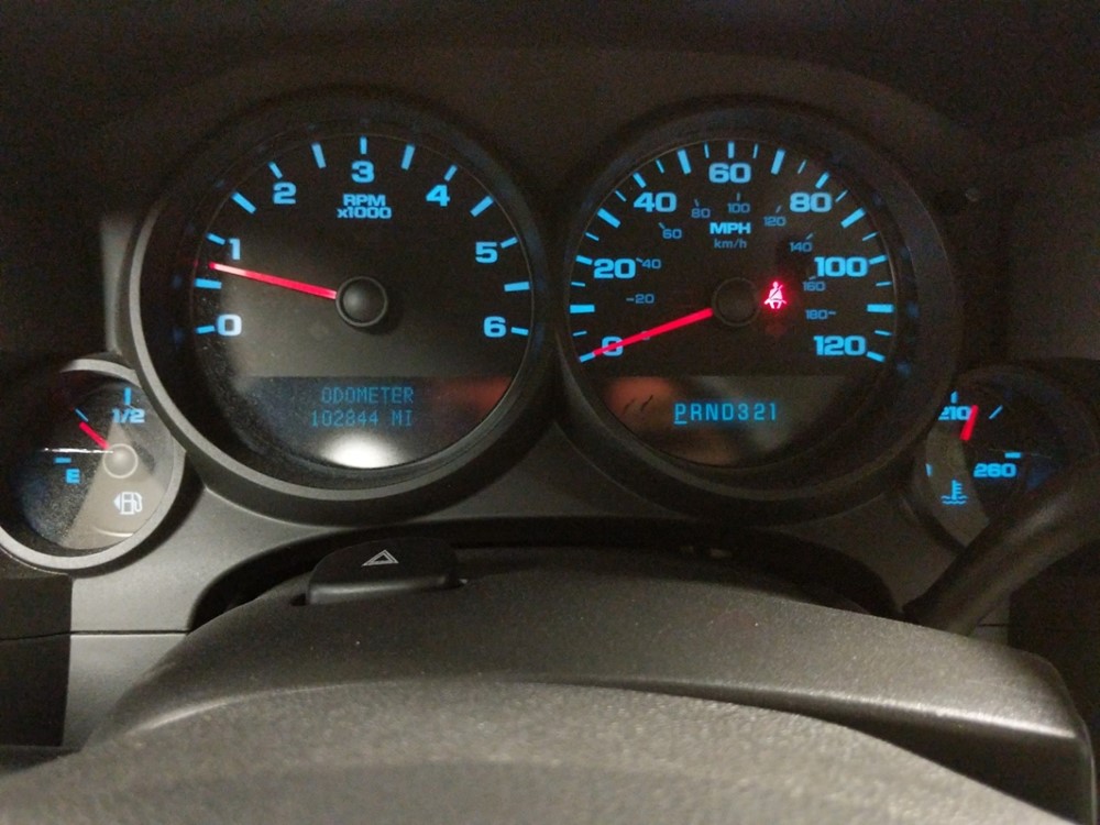 2013 GMC Sierra 1500 - Odometer Close Up