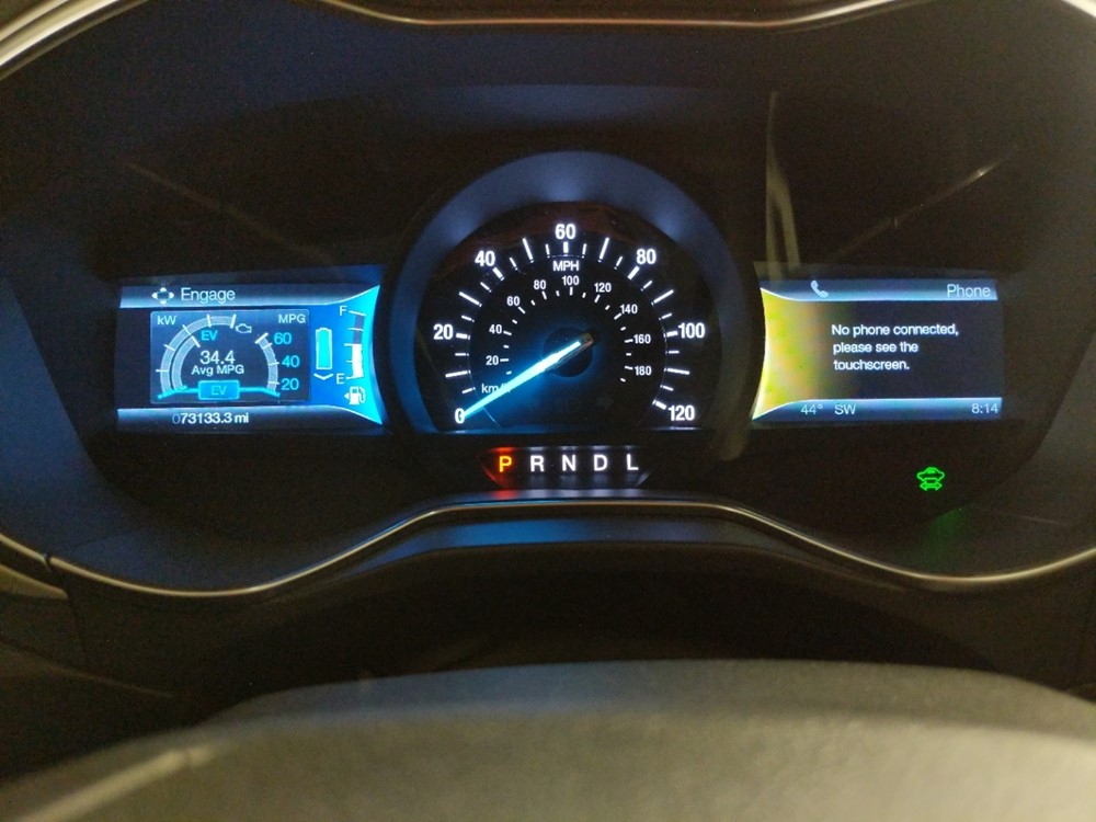 2014 Ford Fusion - Odometer Close Up