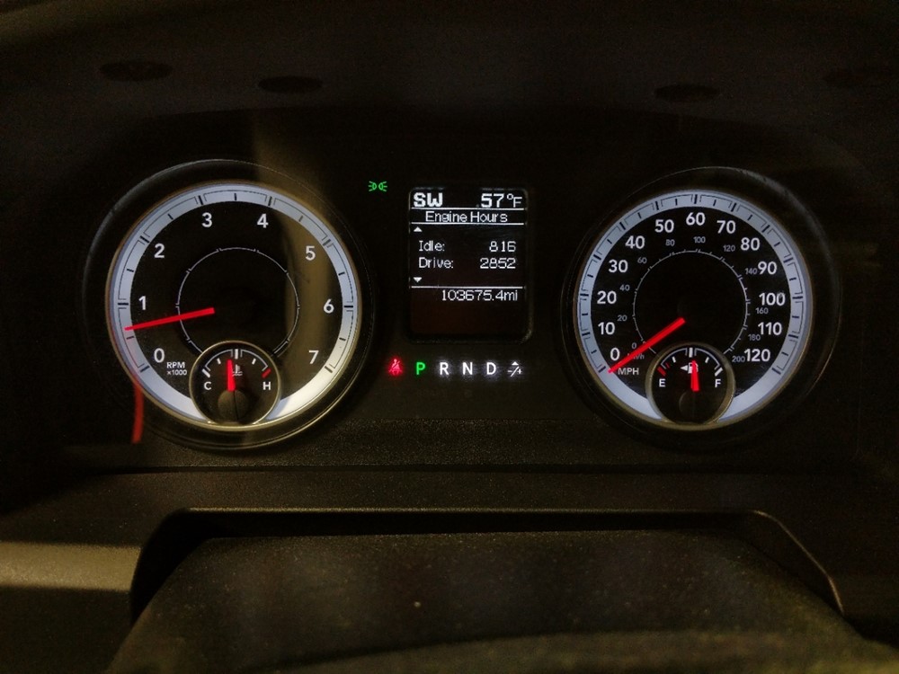 2014 Dodge Ram 1500 - Odometer Close Up