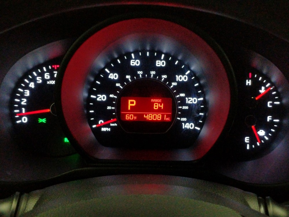 2017 Kia Soul - Odometer Close Up