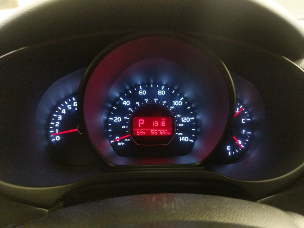 2017 Kia Soul - Odometer Close Up