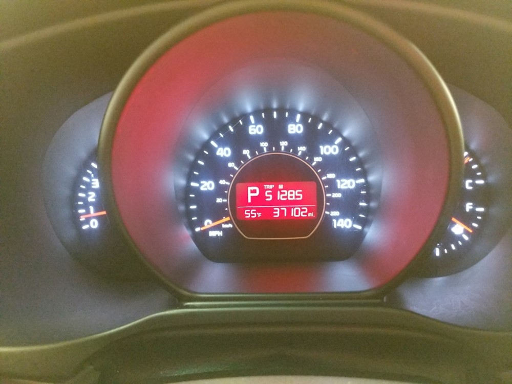 2017 Kia Soul - Odometer Close Up