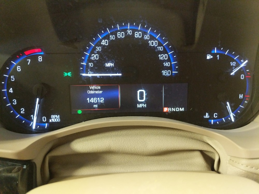 2015 Cadillac ATS - Odometer Close Up