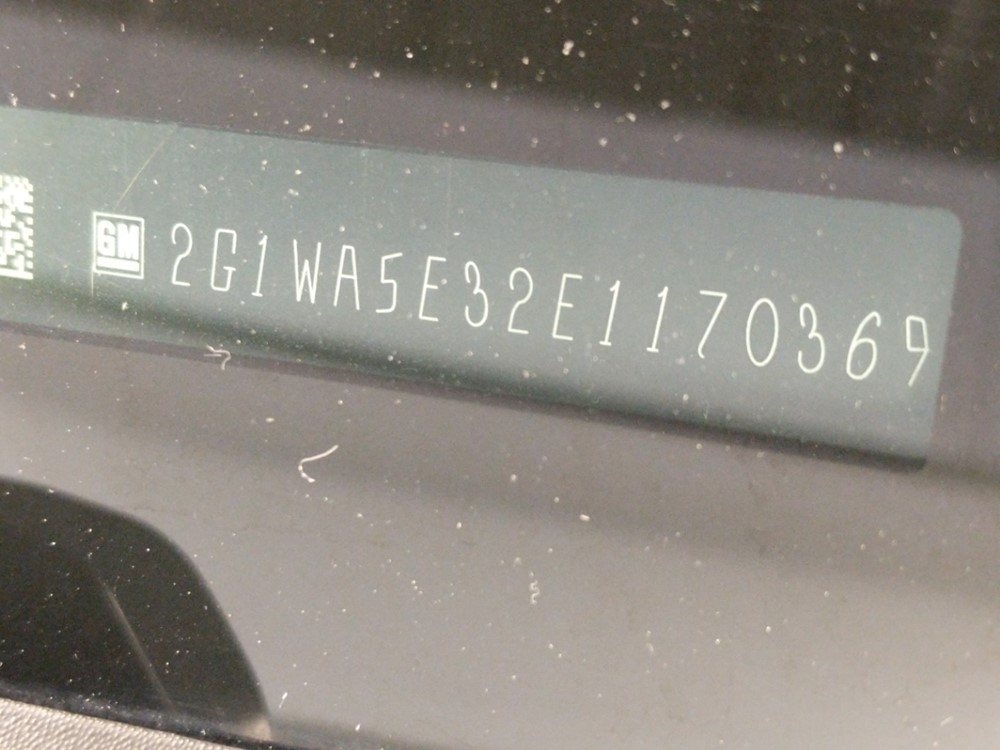 2014 Chevrolet Impala - VIN Plate