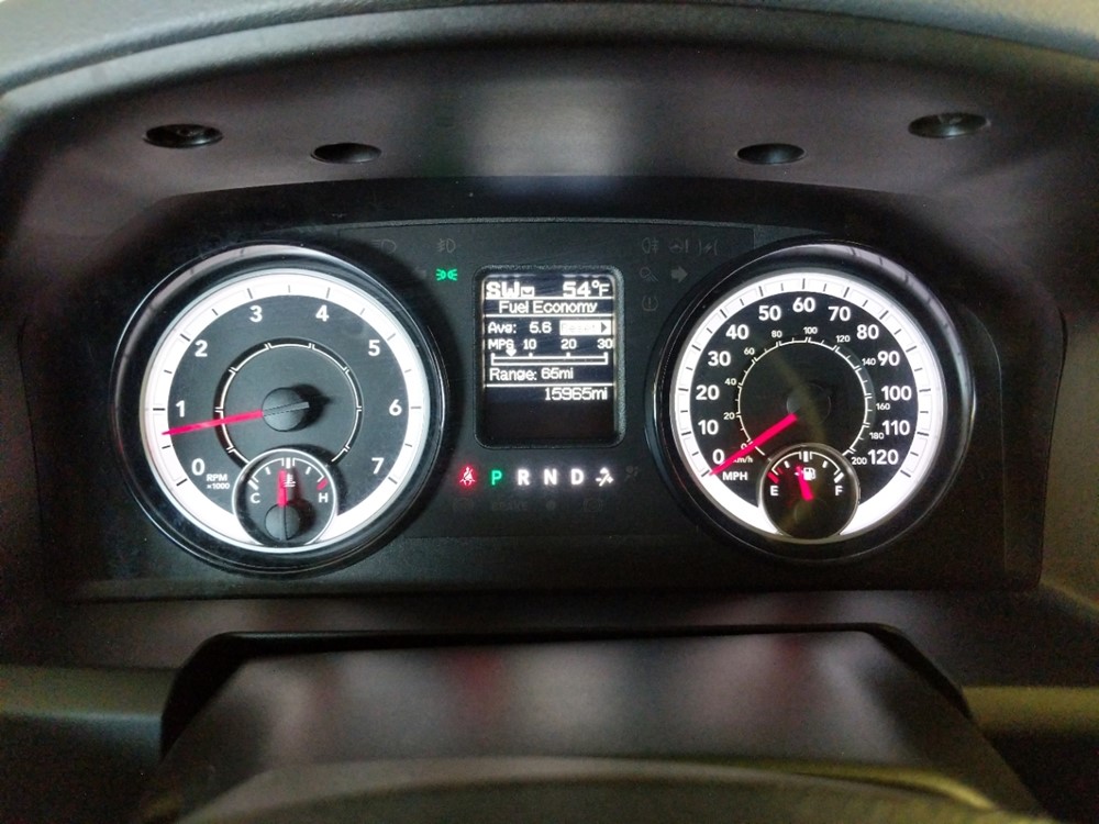 2018 Dodge Ram 1500 - Odometer Close Up