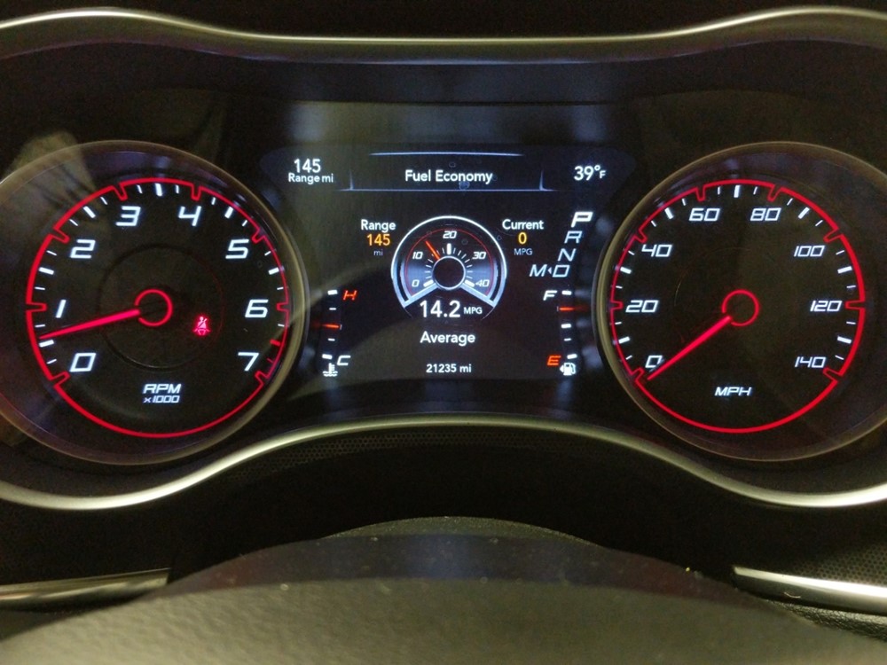 2015 Dodge Charger - Odometer Close Up