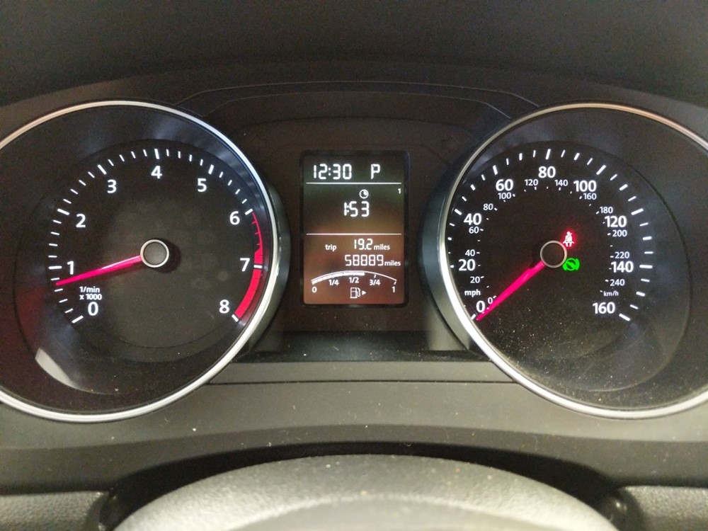 2016 Volkswagen Jetta - Odometer Close Up
