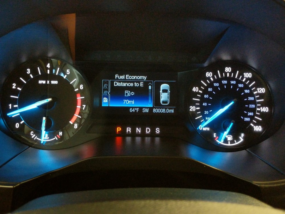 2015 Ford Edge - Odometer Close Up