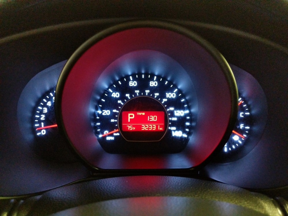 2016 Kia Soul - Odometer Close Up
