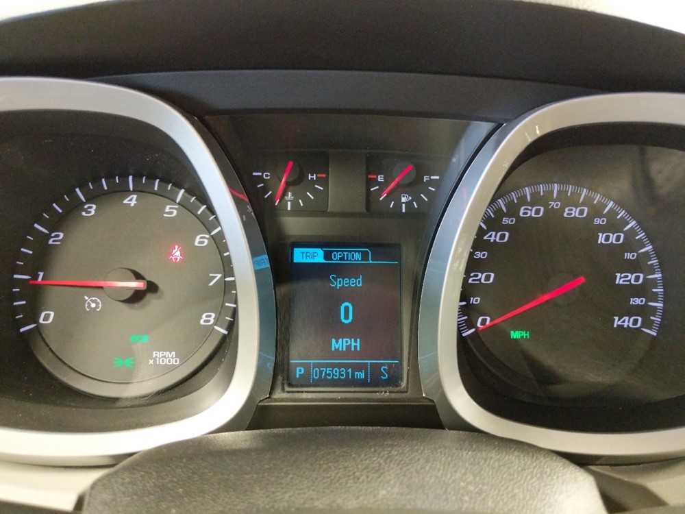 2016 Chevrolet Equinox - Odometer Close Up