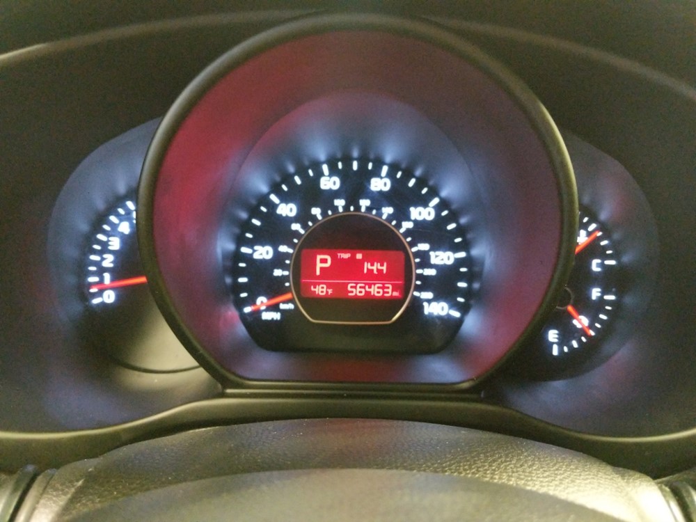 2016 Kia Soul - Odometer Close Up