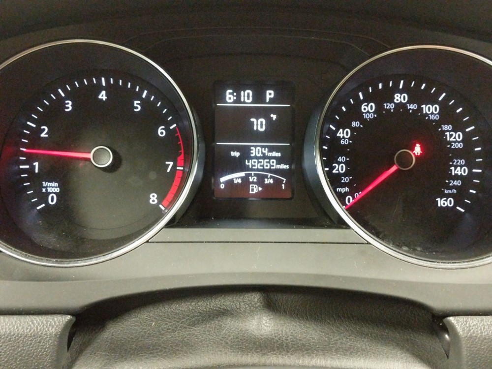 2017 Volkswagen Jetta - Odometer Close Up