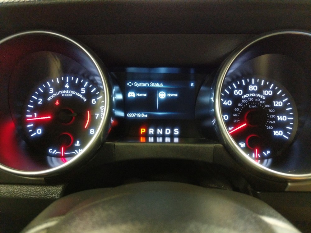 2018 Ford Mustang - Odometer Close Up