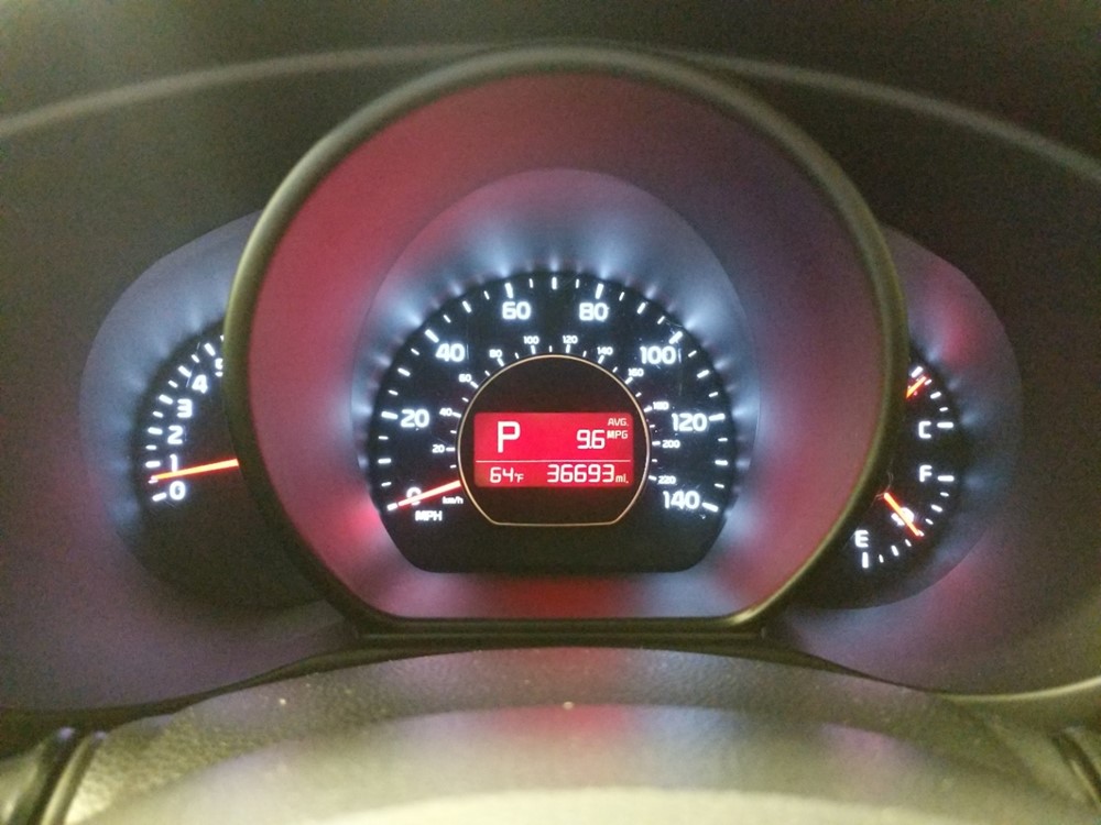 2015 Kia Soul - Odometer Close Up